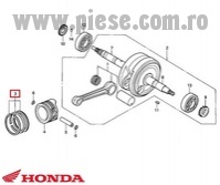 Set segmenti originali Honda ANF Innova 4T 125cc D52.40 (cota standard)